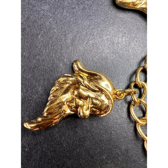 Vintage Disney Seven Dwarfs Gold Tone Charm Bracelet 6.5” - Picture 16 of 16